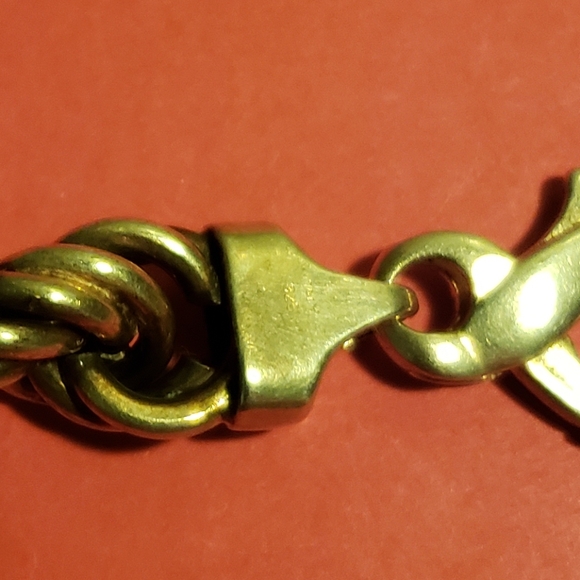 Vintage 925 Sterling Silver Rope Necklace - Picture 4 of 4